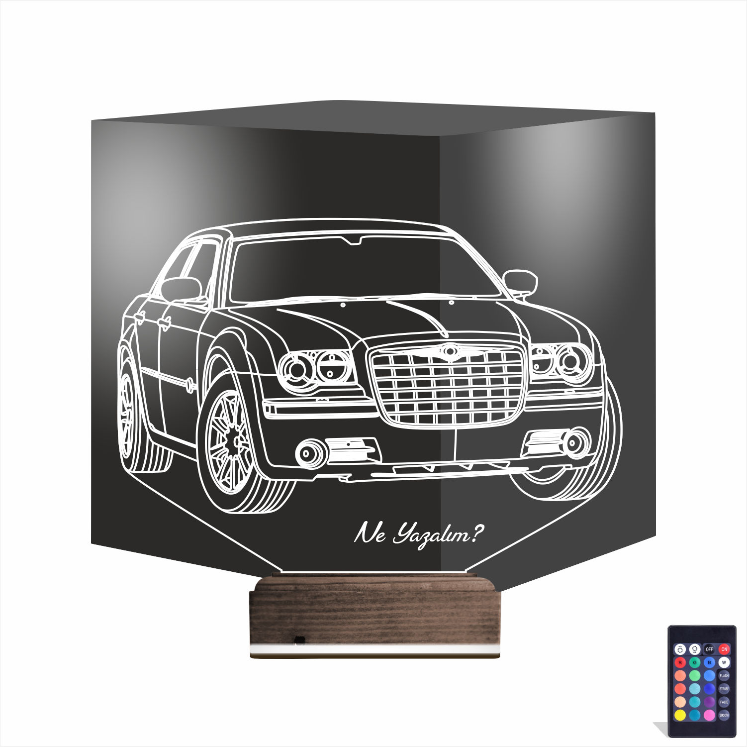 Chrysler 300 — 3D LED Ночник | Подарок автолюбителю