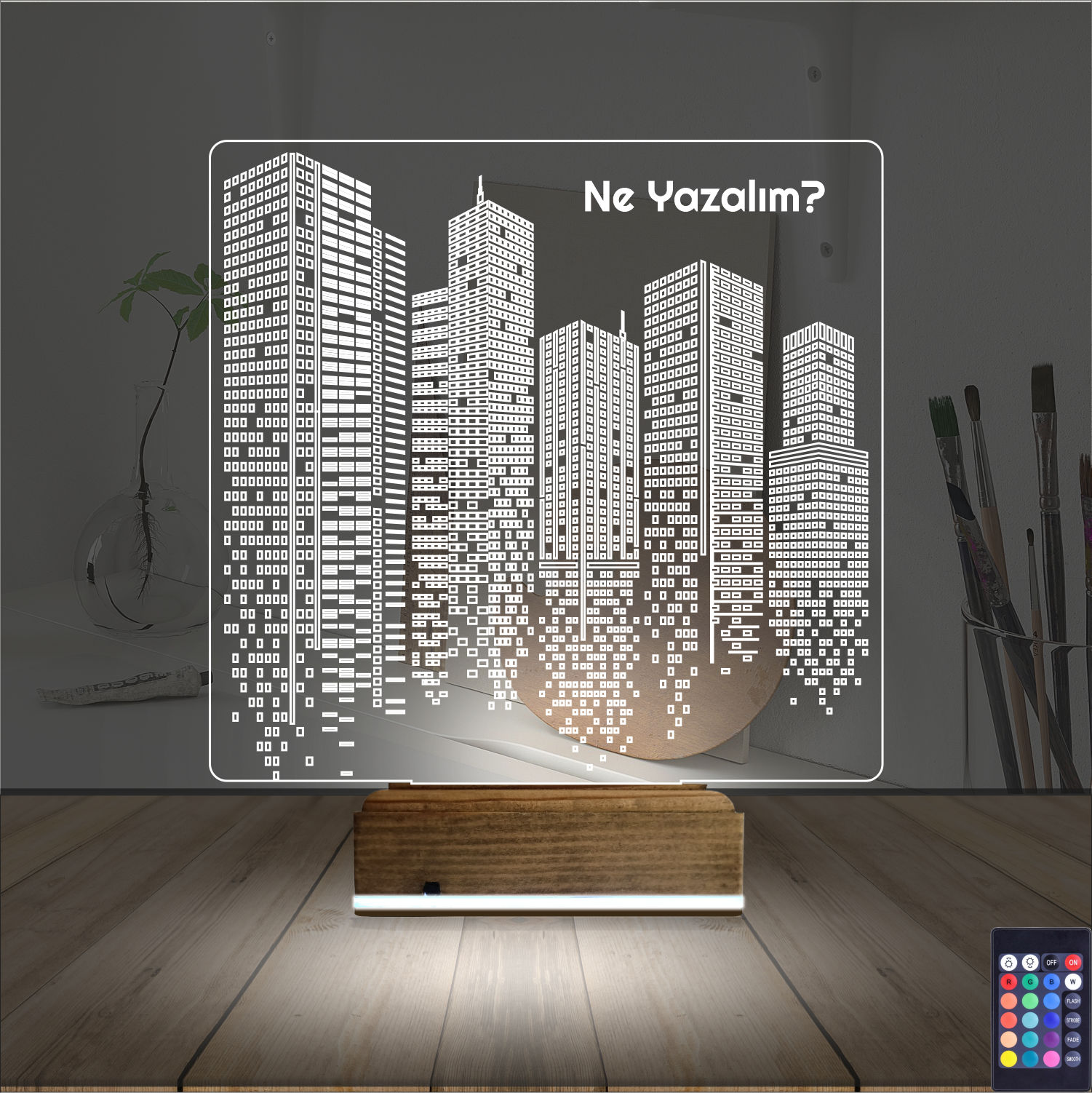 Небоскребы — 3D LED Ночник | Подарок в дом