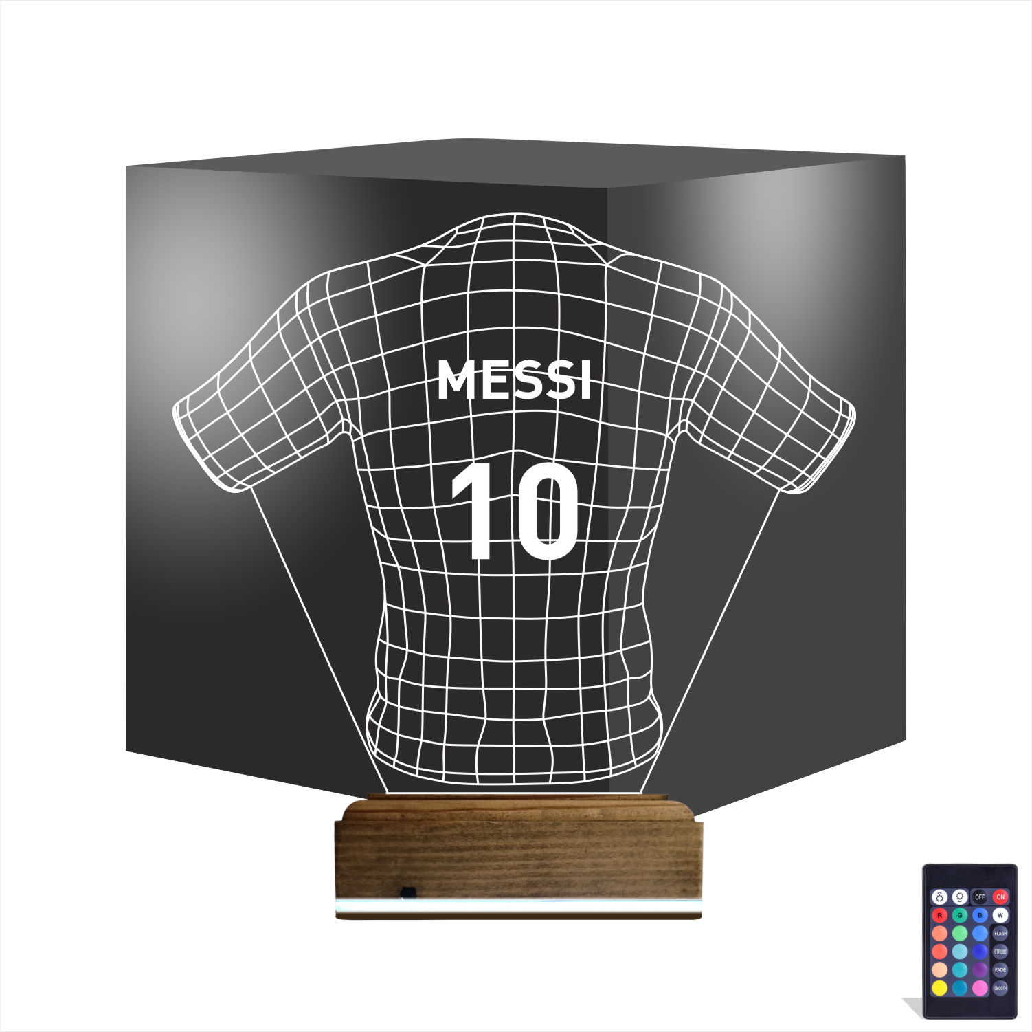 Именной подарок: футбольная форма с именем 3d светильник 8