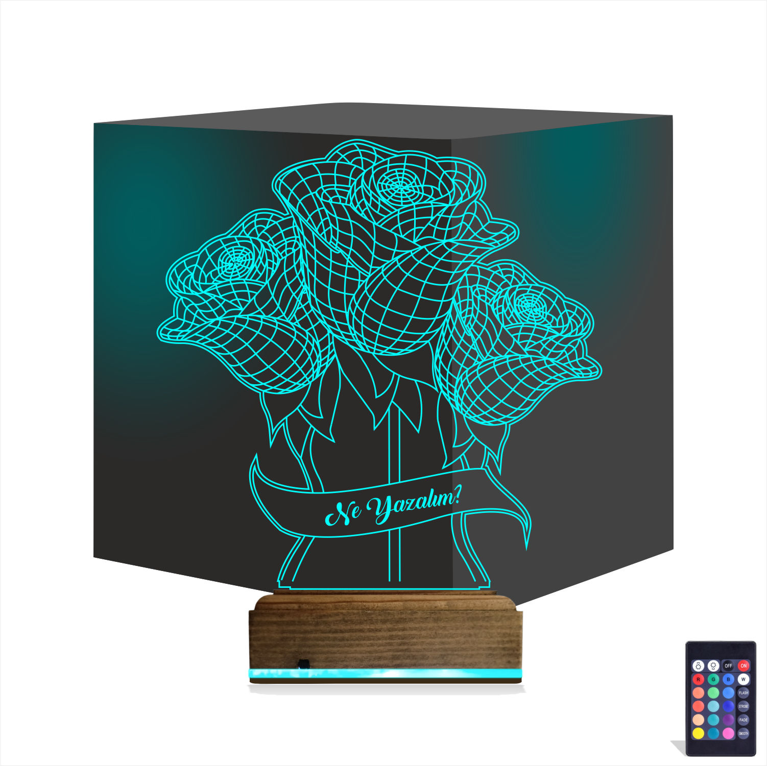 Розы — 3D LED Ночник | Романтический подарок