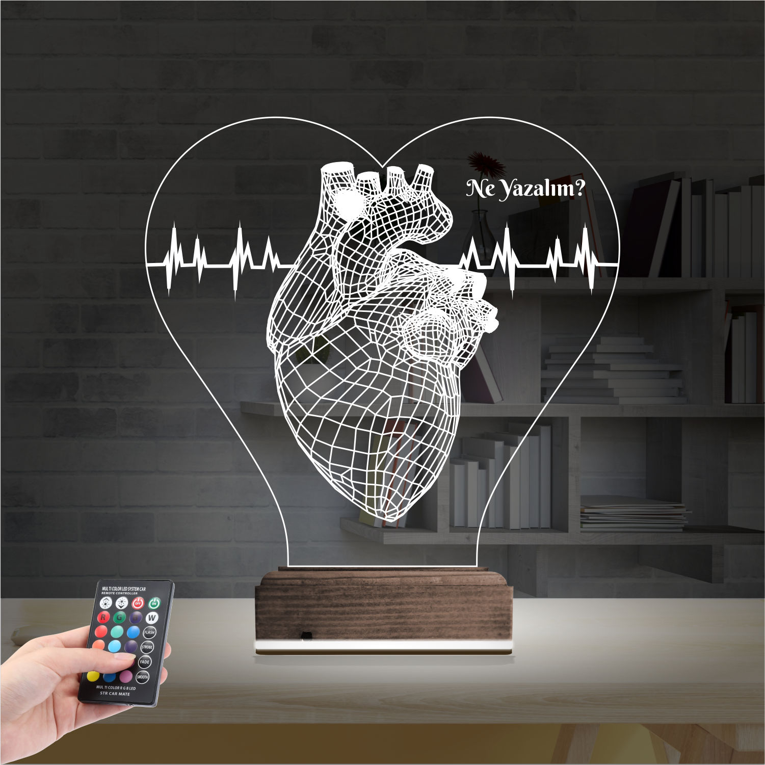 Анатомическое сердце — 3D LED Ночник | Подарок любимым