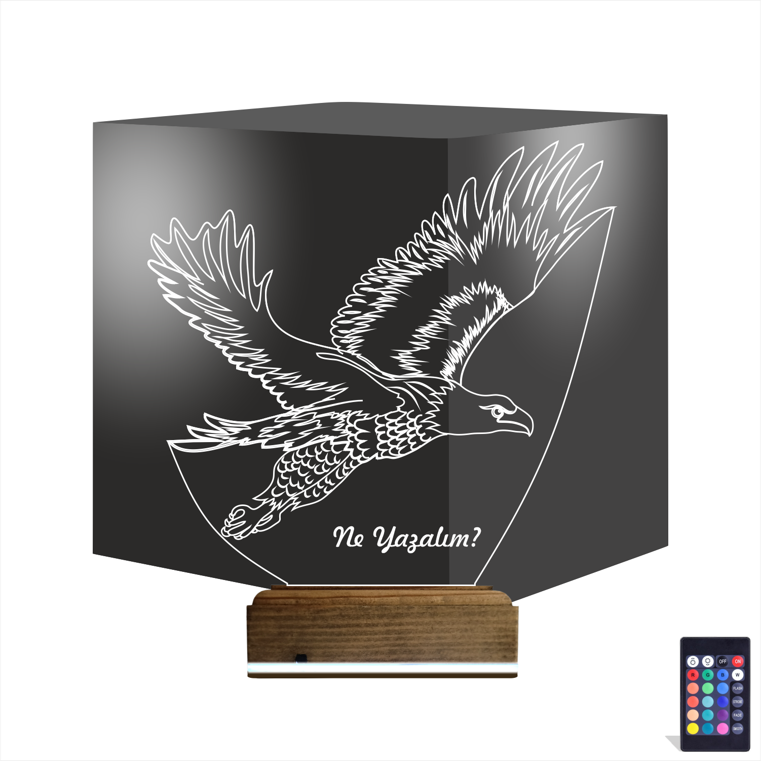 Орёл — 3D LED Ночник | Именной подарок мужчине