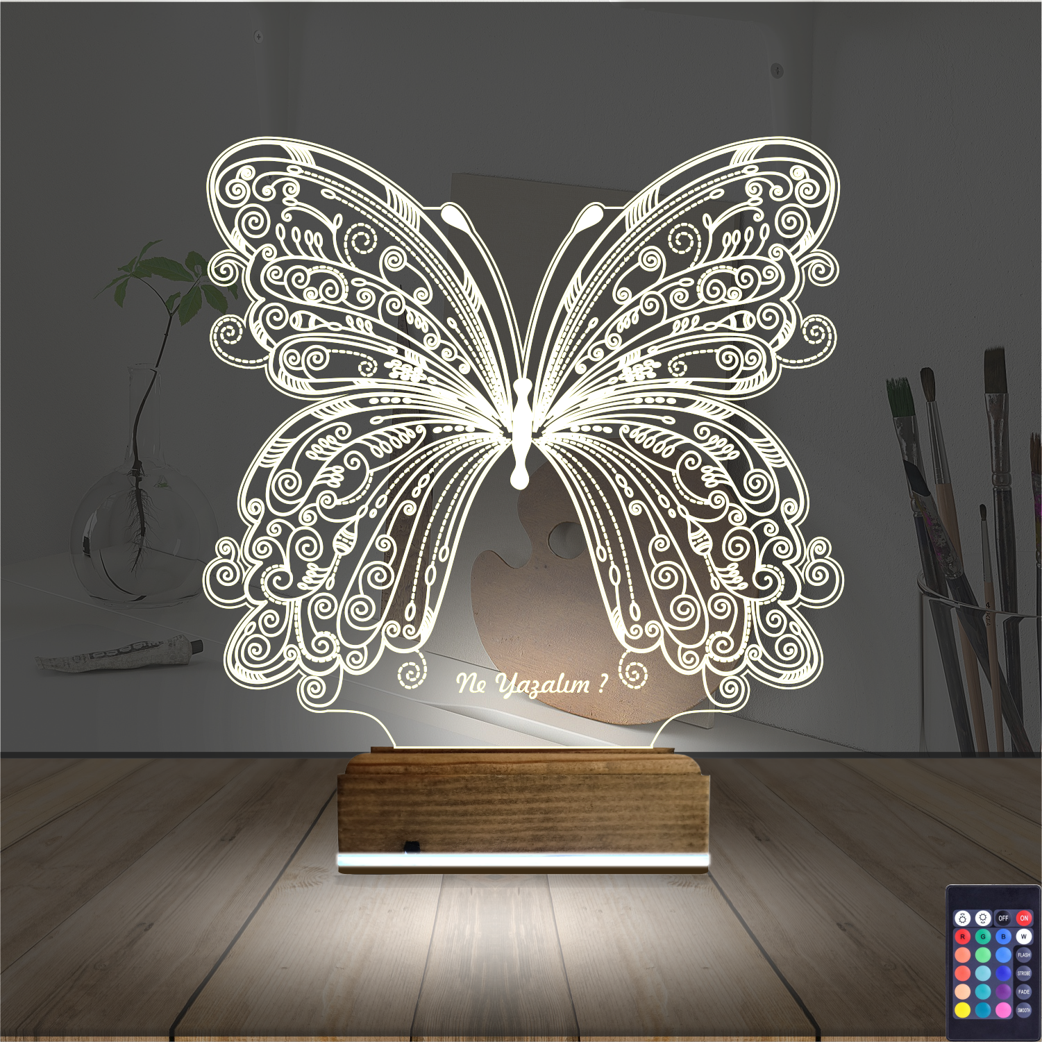 Бабочка — 3D LED Ночник | Оригинальный подарок