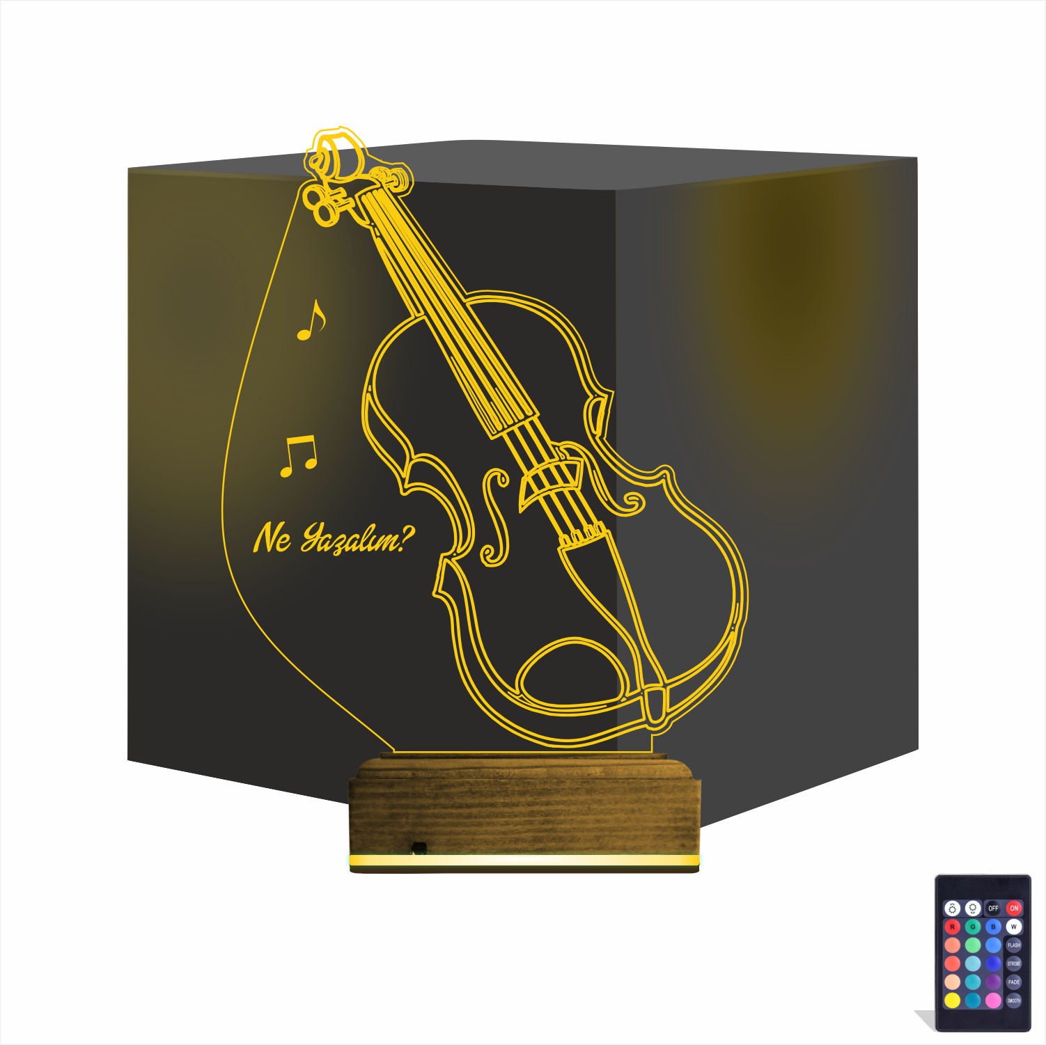 Скрипка — 3D LED Ночник | Подарок музыканту
