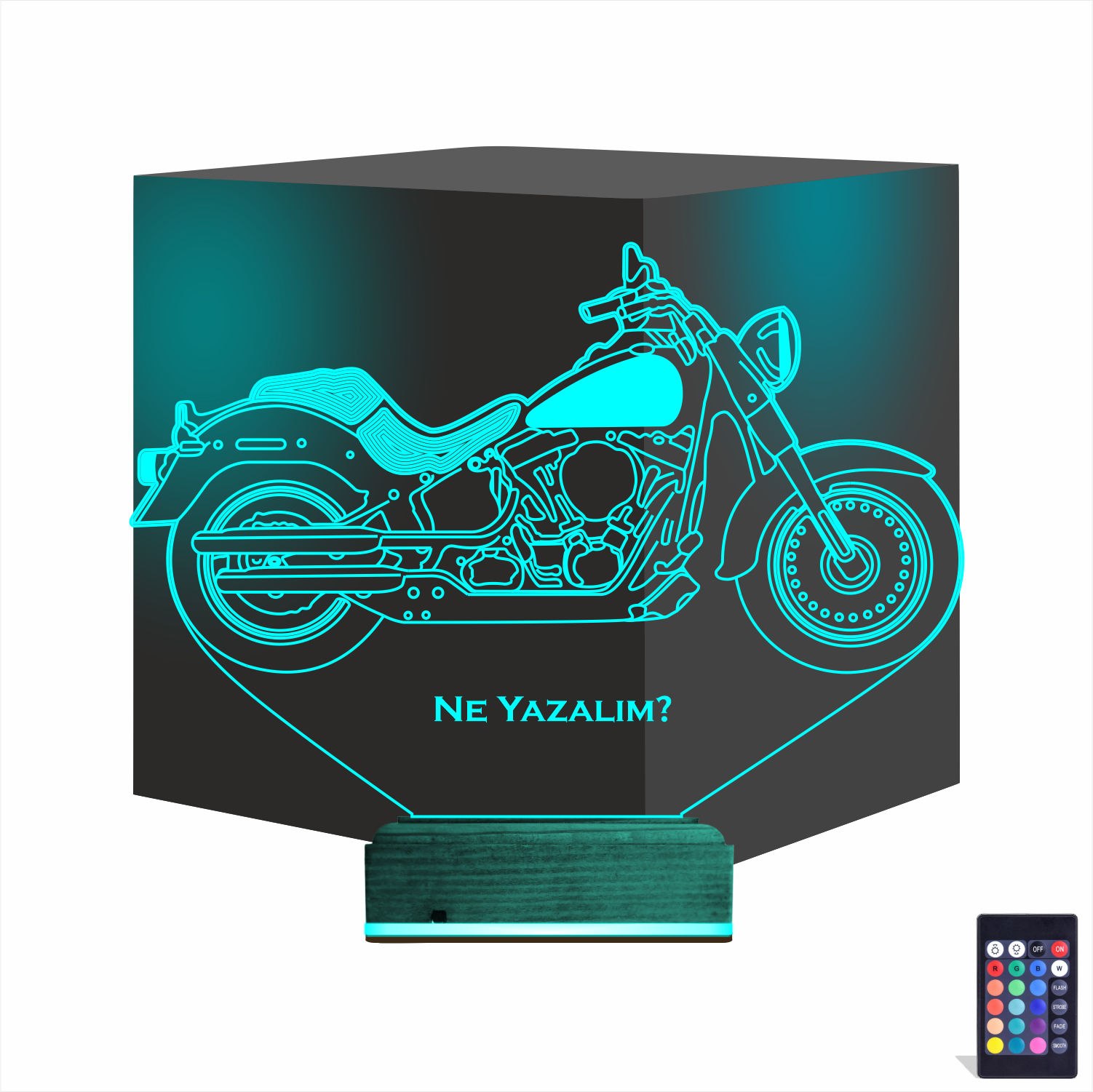 Мотоцикл — 3D LED Ночник | Подарок мужчине