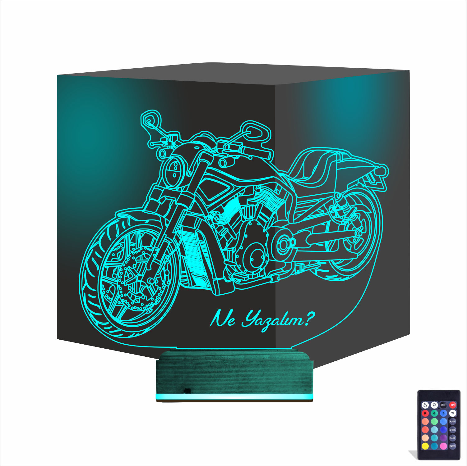 Мотоцикл — 3D LED Ночник | Подарок мужчине