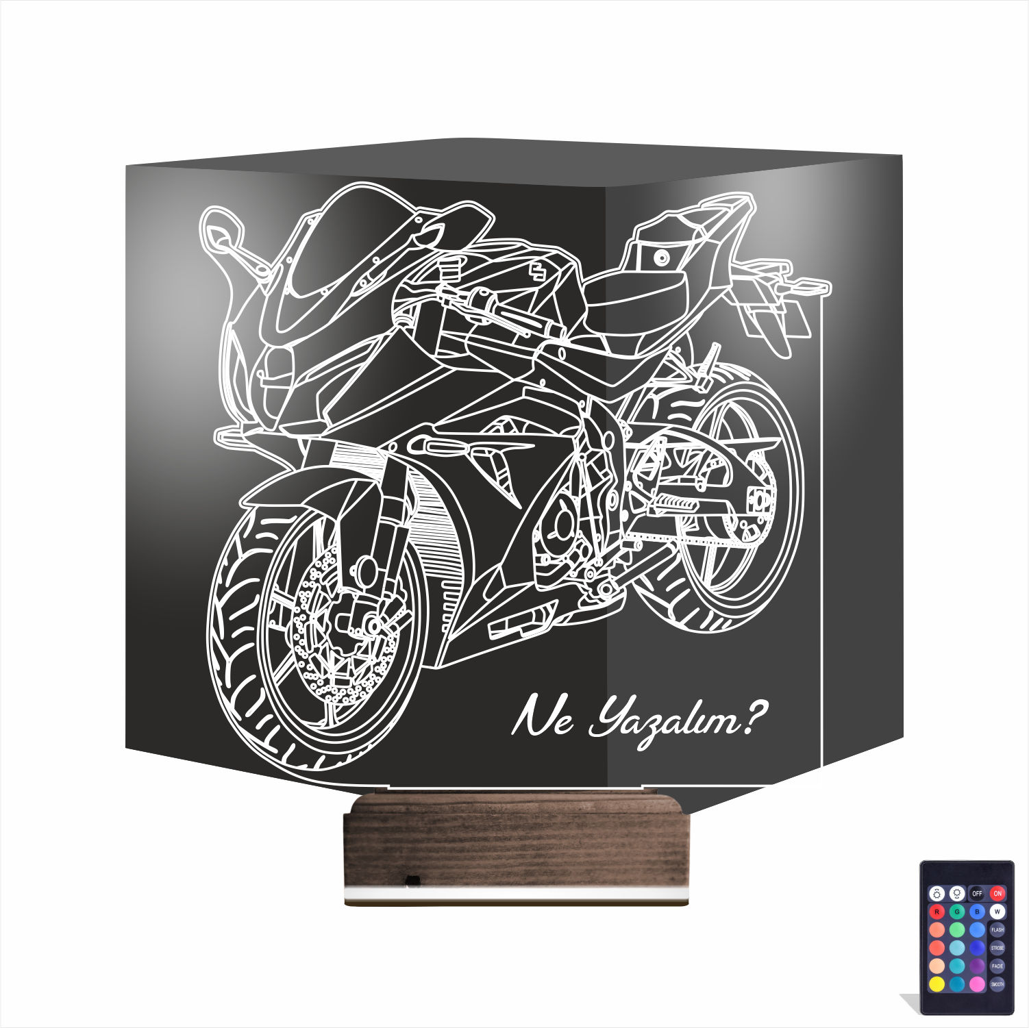 Мотоцикл — 3D LED Ночник | Подарок мужчине или байкеру