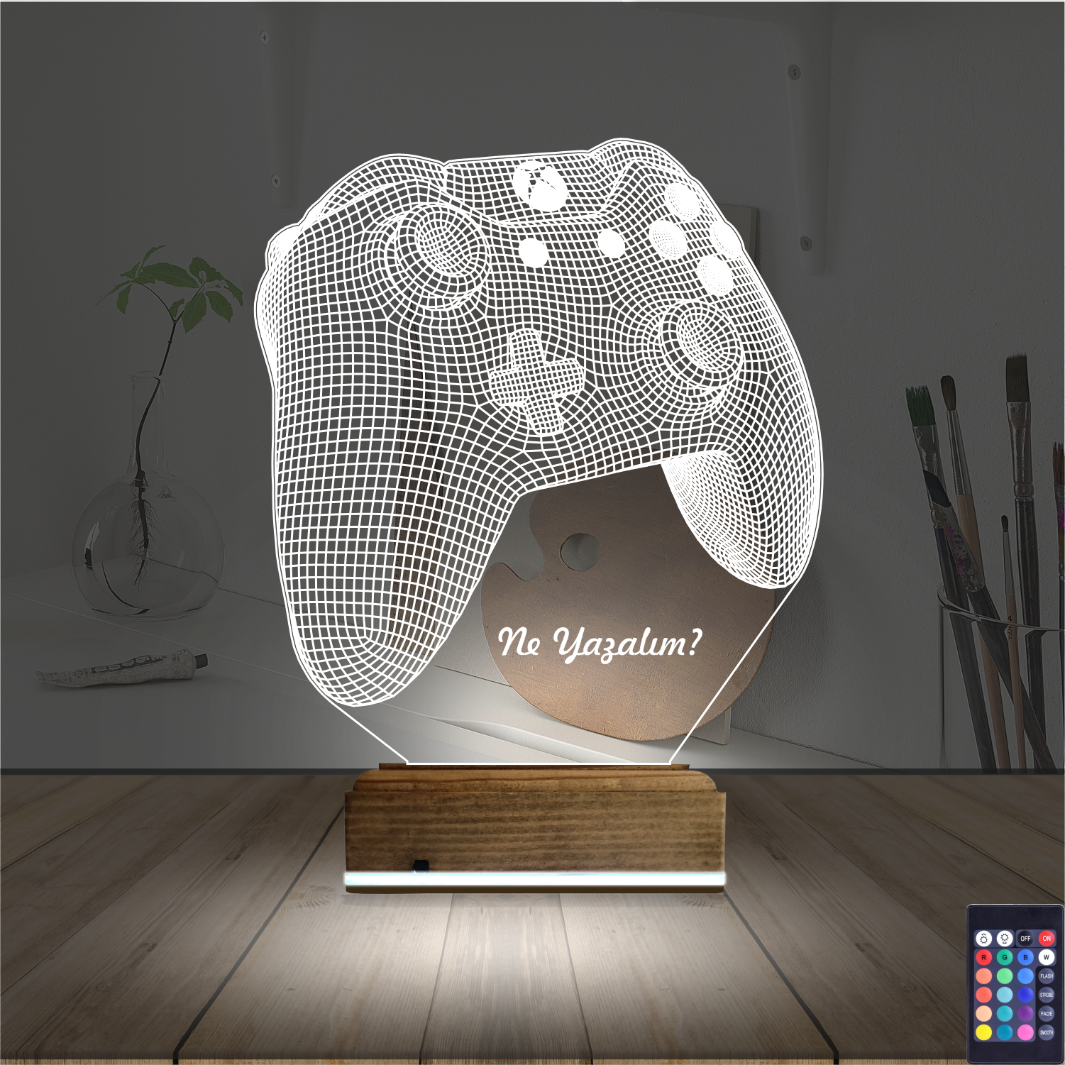 Игровой контроллер — 3D LED Ночник | Подарок геймеру