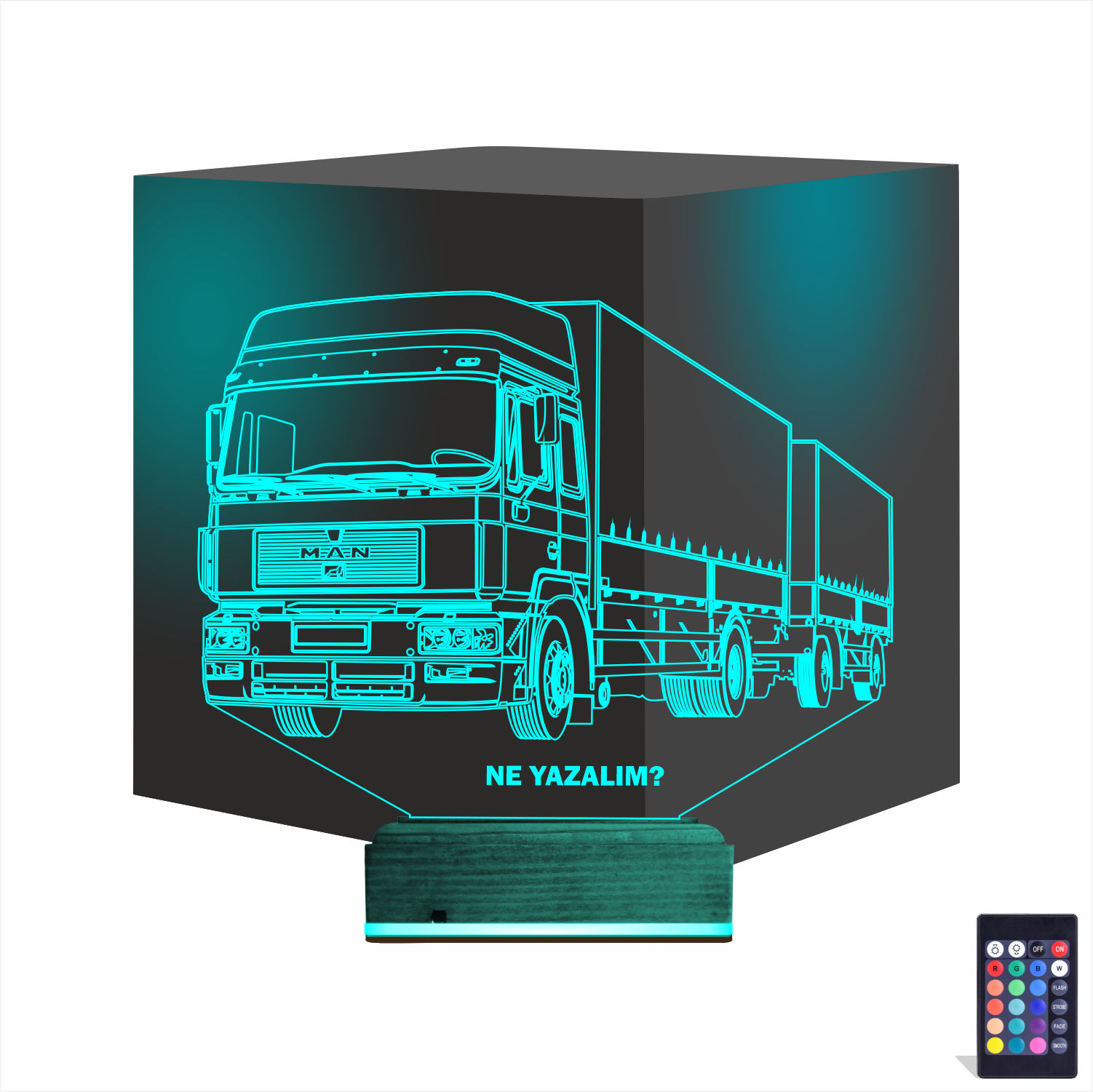 Грузовик MAN — 3D LED Ночник | Подарок водителю