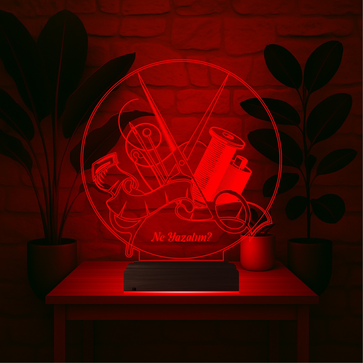 Именной подарок: набор портного 3d светильник 5