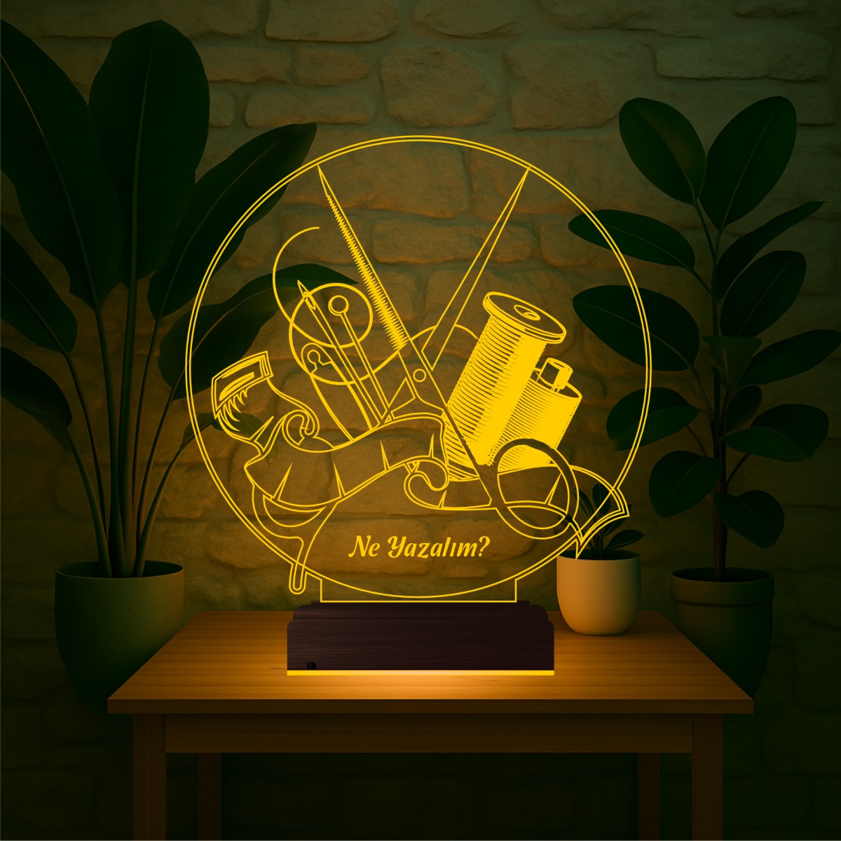 Именной подарок: набор портного 3d светильник 6