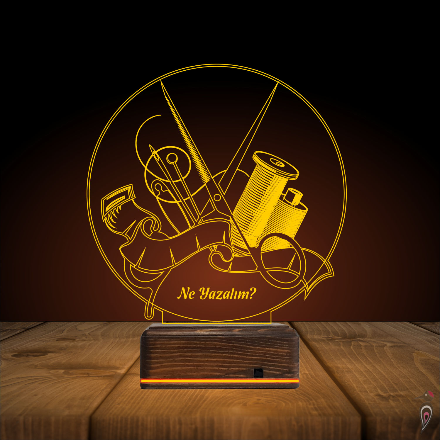 Именной подарок: набор портного 3d светильник 7