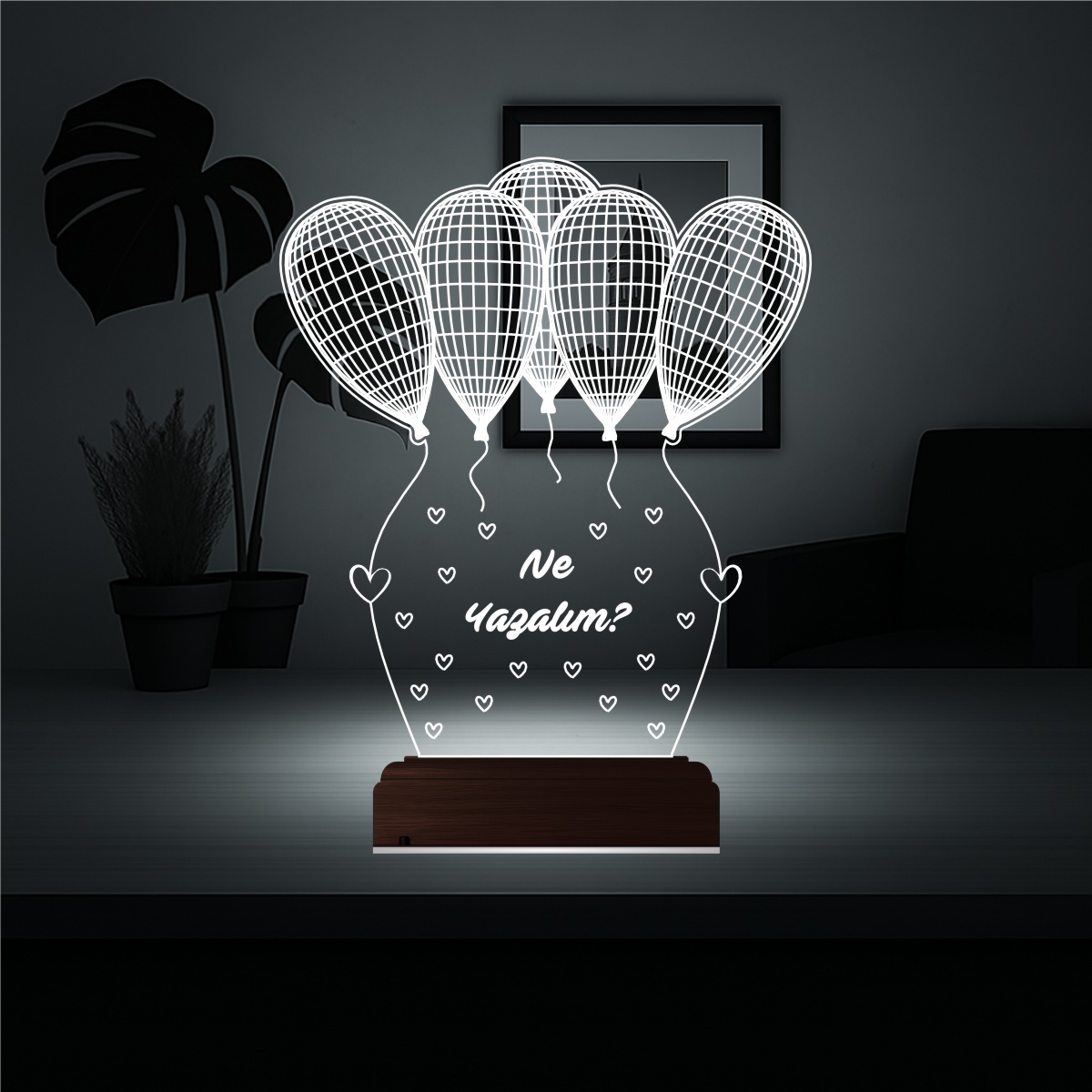 Воздушные шары — 3D LED Ночник | Романтический подарок