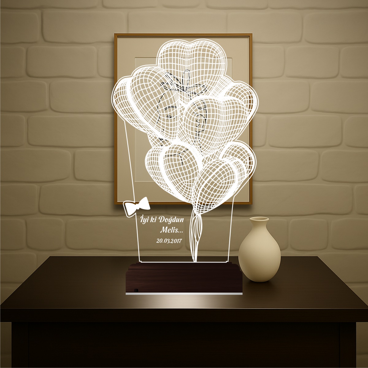 Воздушные шары с портретом — 3D LED Ночник | День рождения