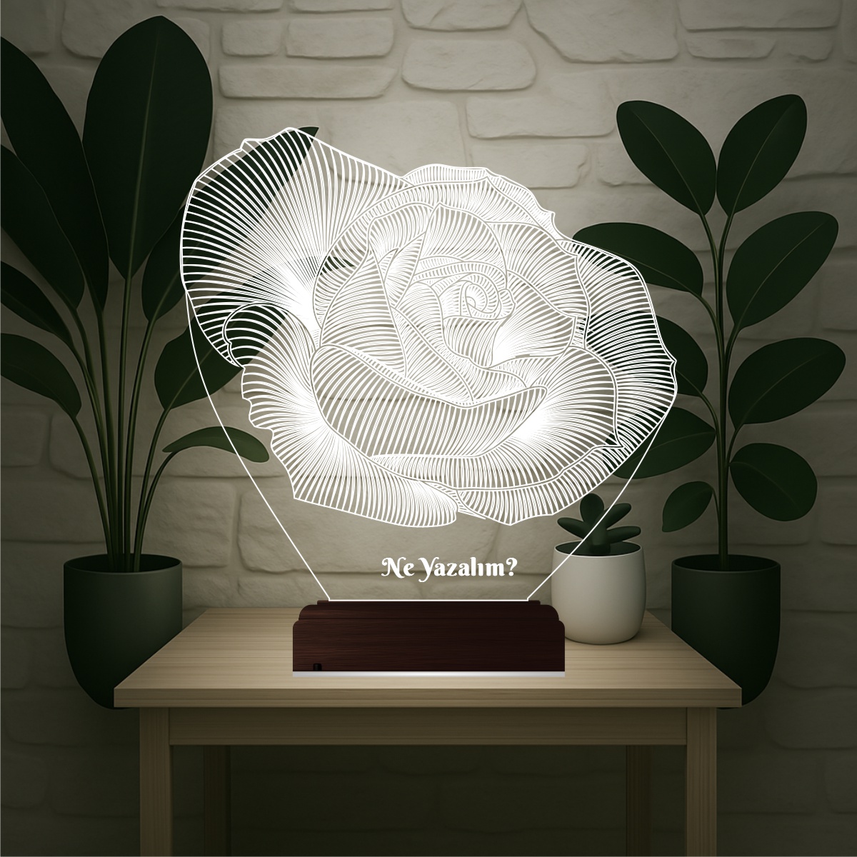 Роза — 3D LED Ночник | Романтический подарок