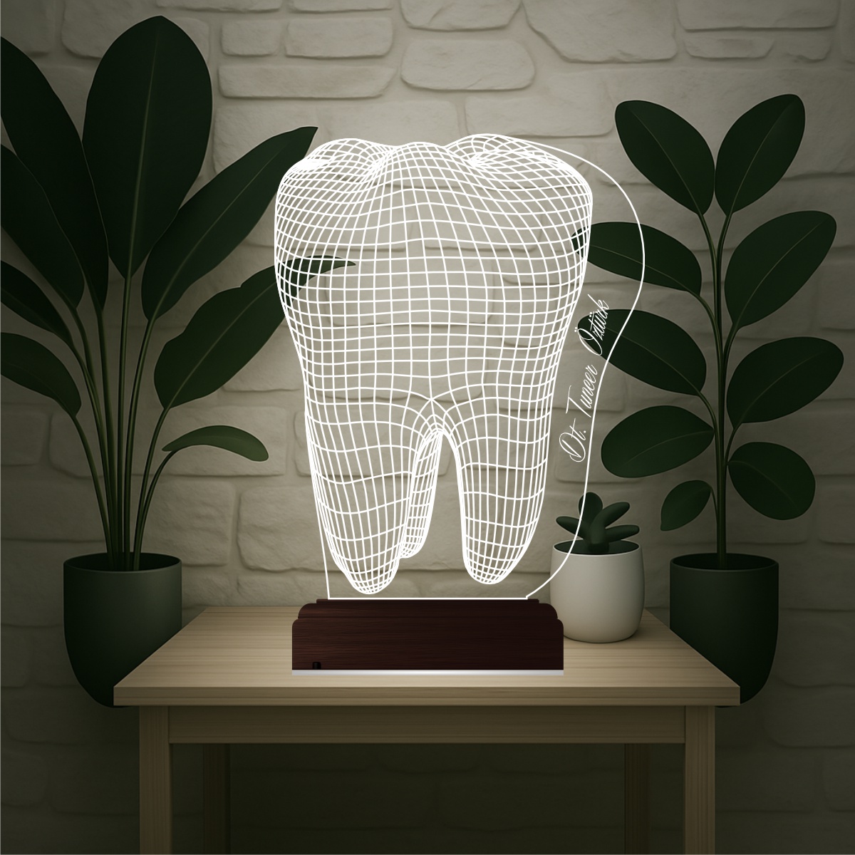 Зуб 3D Ночник для Стоматолога