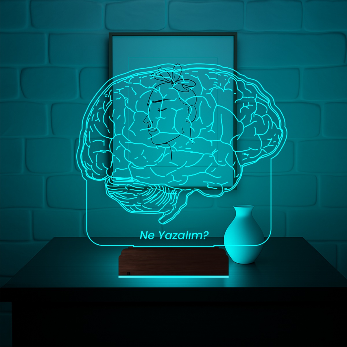 Оригинальный подарок: анатомия мозга 3d светильник 2