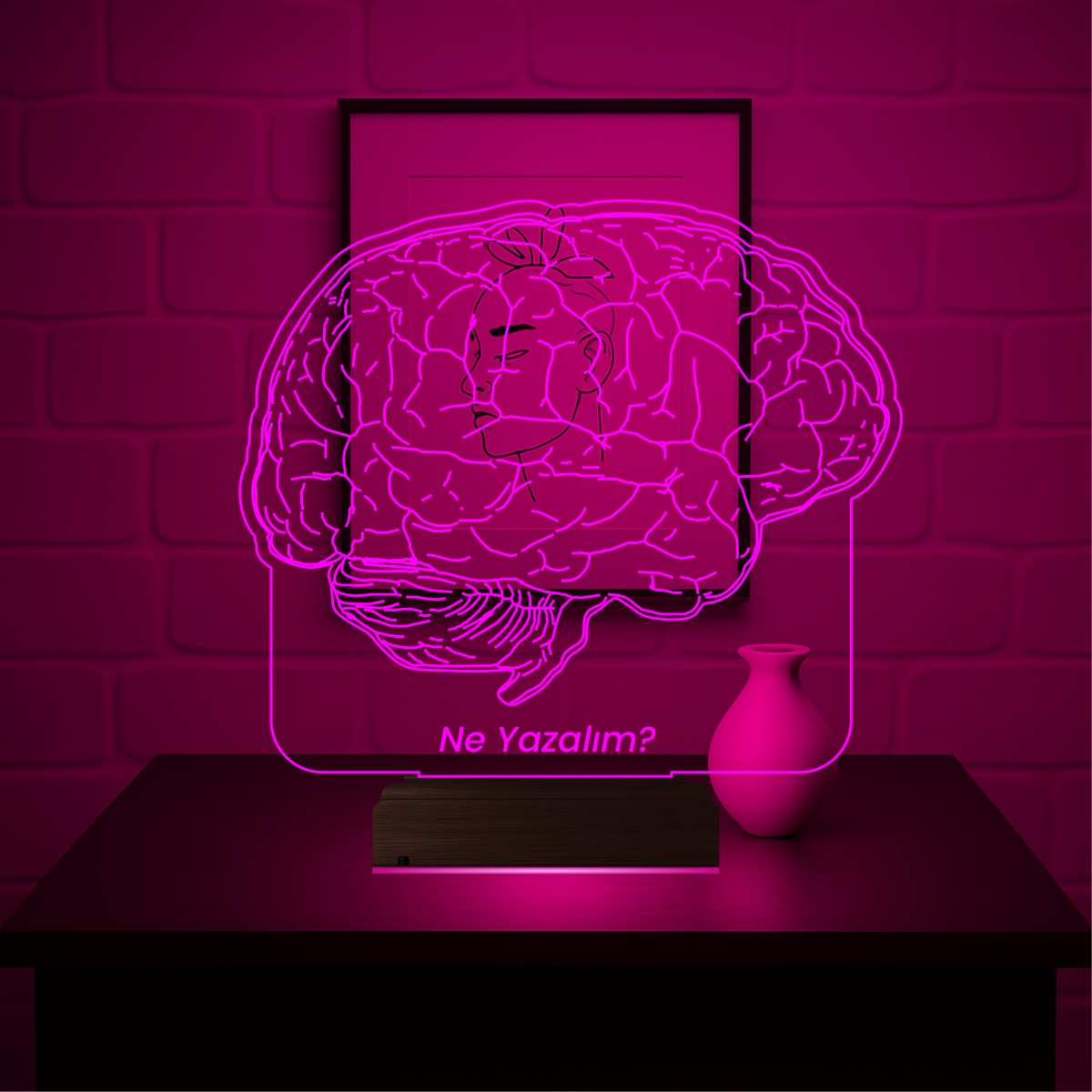 Оригинальный подарок: анатомия мозга 3d светильник 4