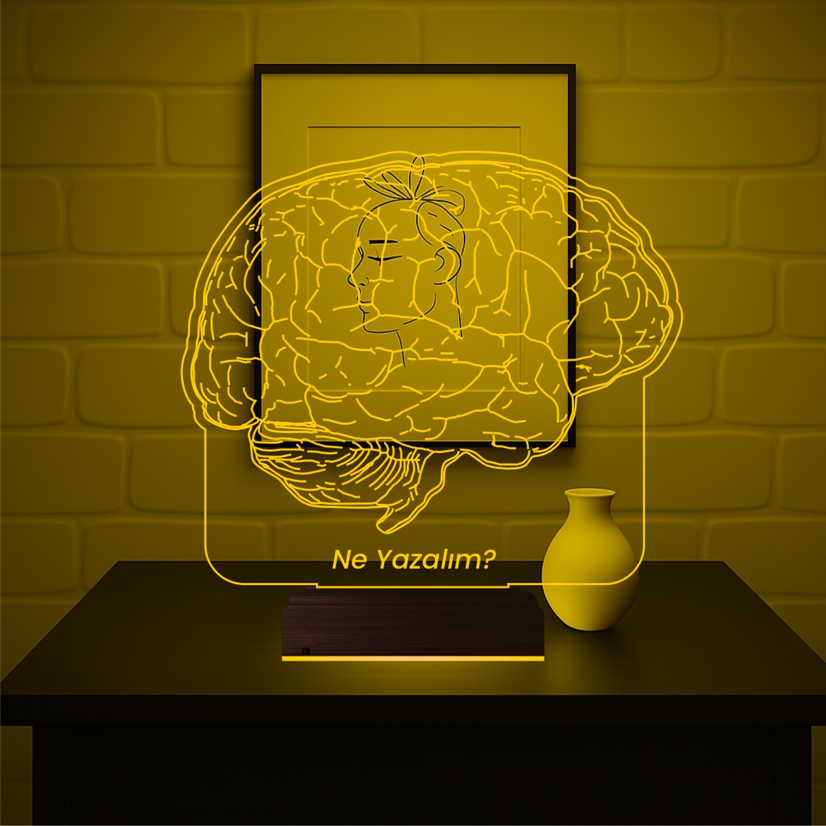 Оригинальный подарок: анатомия мозга 3d светильник 6