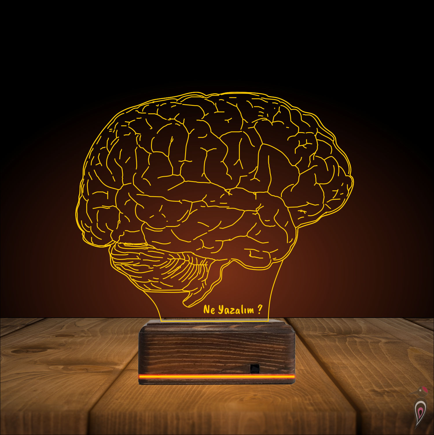 Оригинальный подарок: анатомия мозга 3d светильник 7