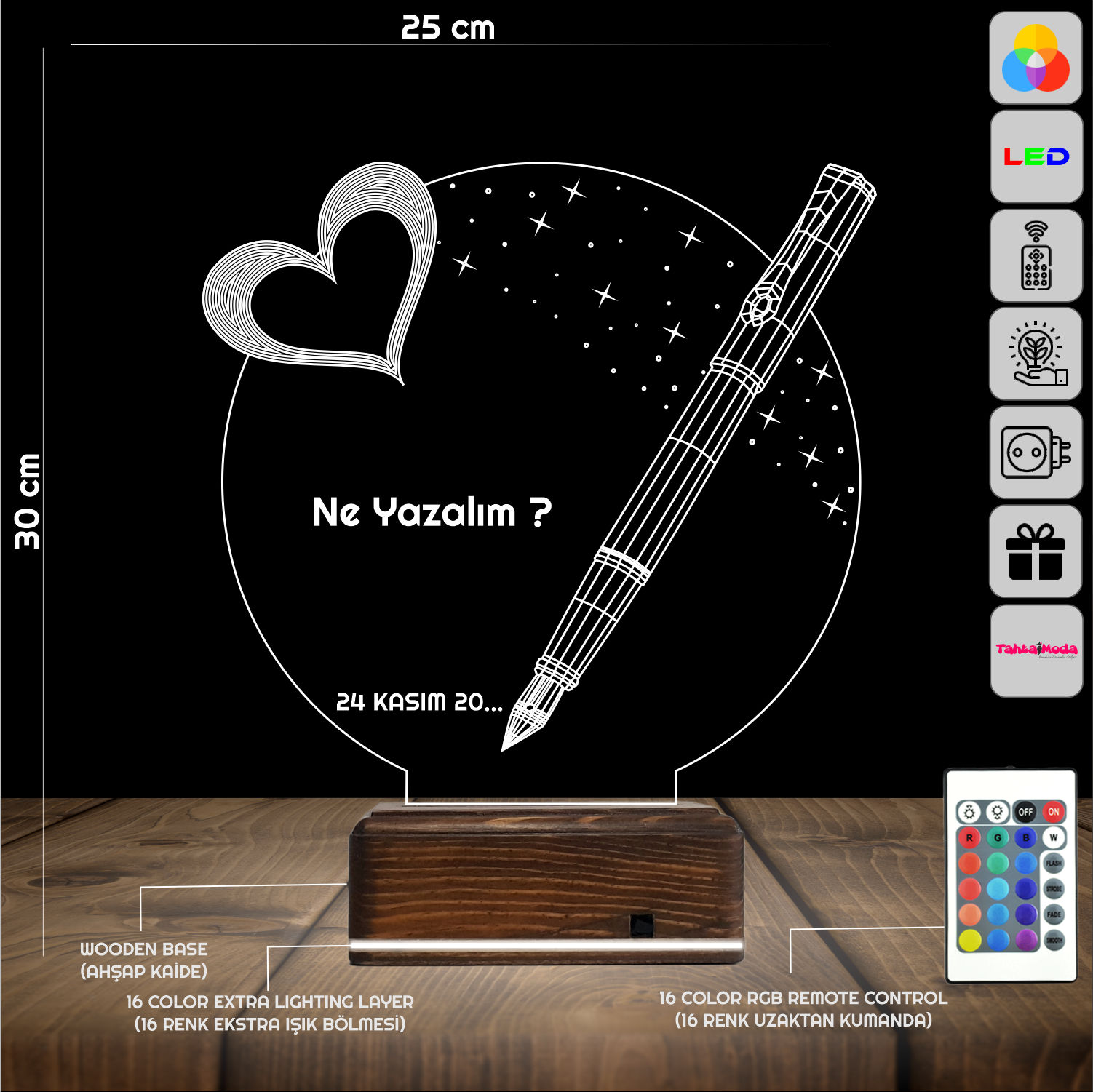 Учитель — 3D LED Ночник | Подарок на День учителя