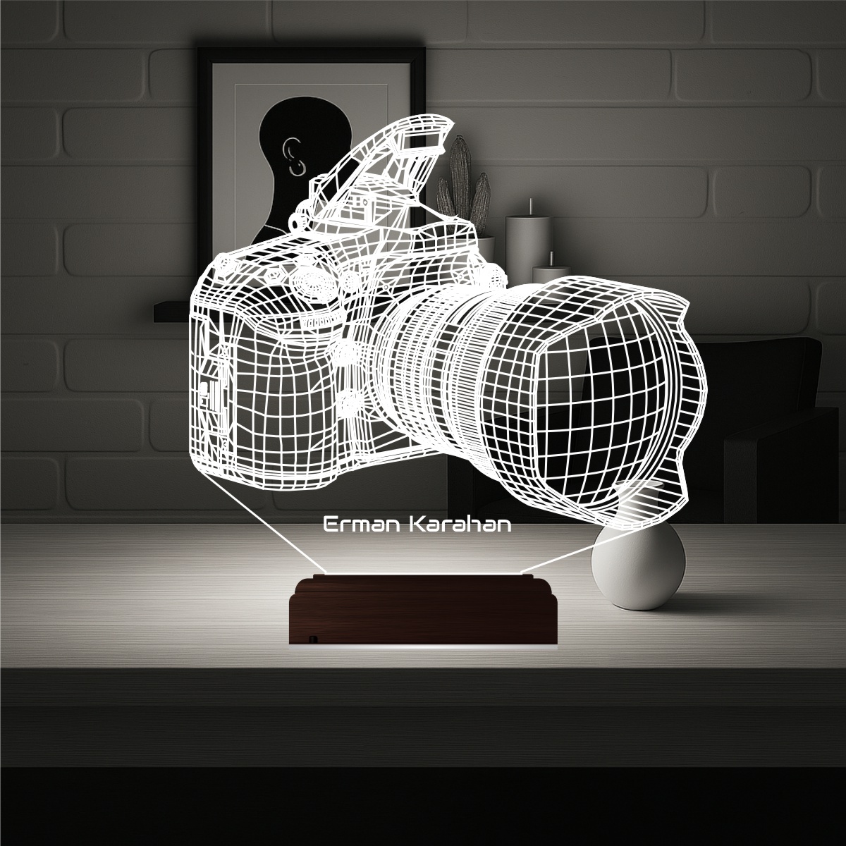 Фотоаппарат — 3D LED Ночник | Подарок фотографу