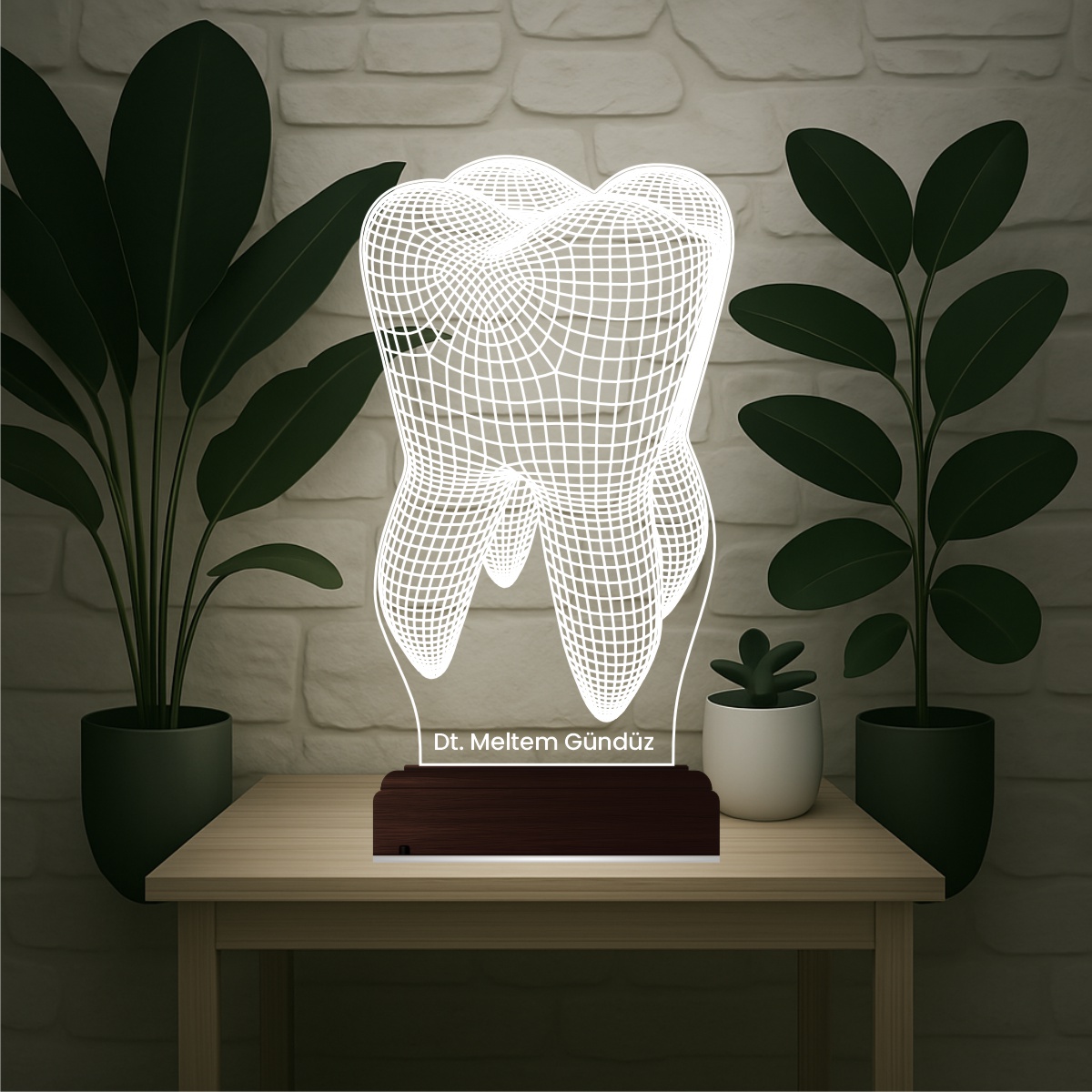 Зуб — 3D LED Ночник | Подарок стоматологу