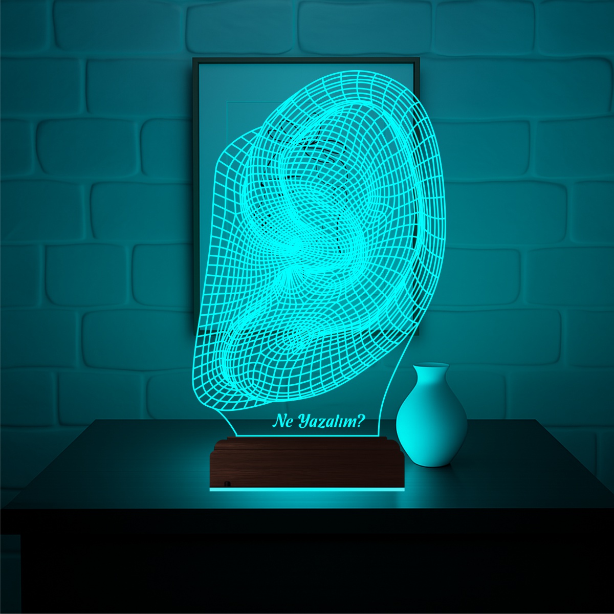 Ухо — 3D LED Ночник | Подарок врачу-отоларингологу