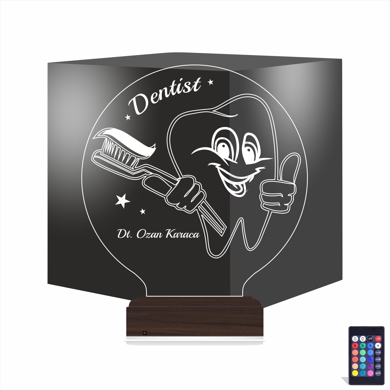 Стоматолог — 3D LED Ночник | Подарок зубному врачу