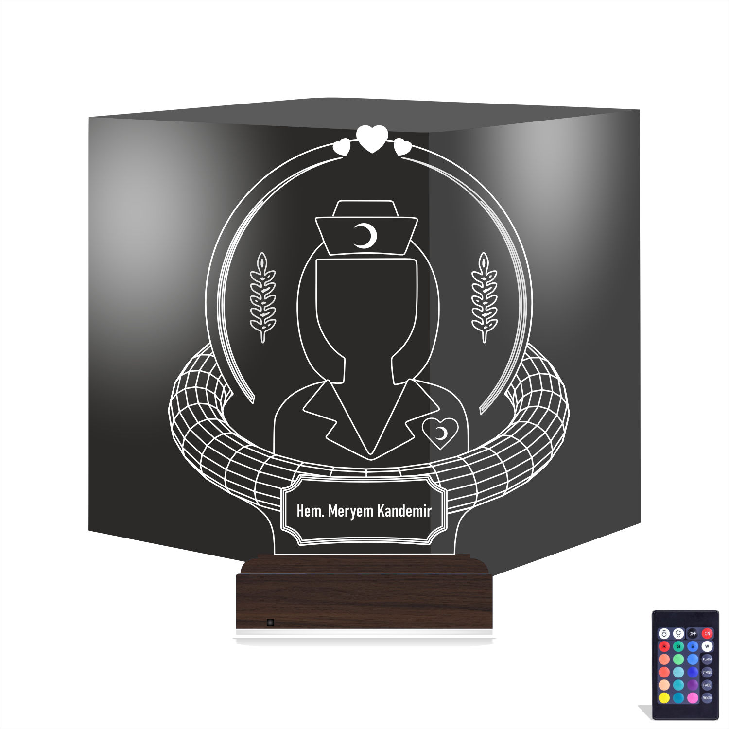 Медсестра — 3D LED Ночник | Подарок медику