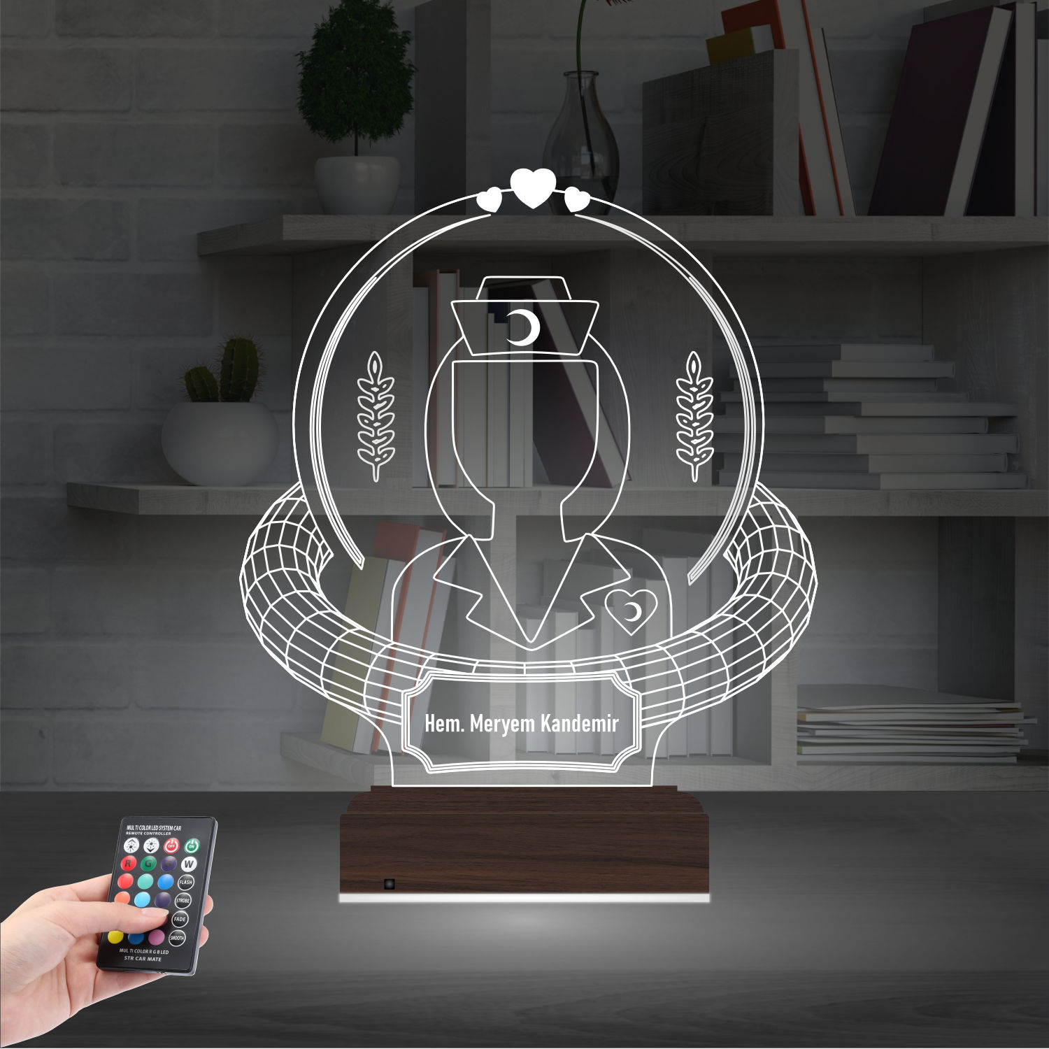 Медсестра — 3D LED Ночник | Подарок медику