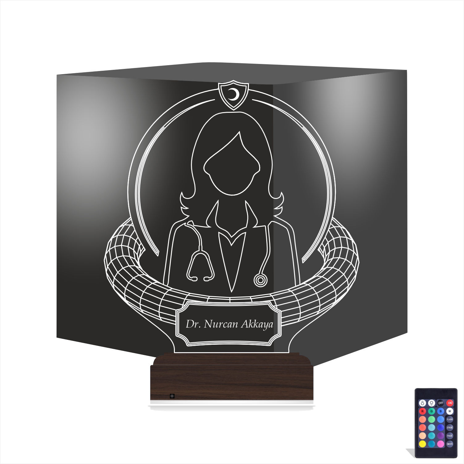 Врач — 3D LED Ночник | Подарок доктору