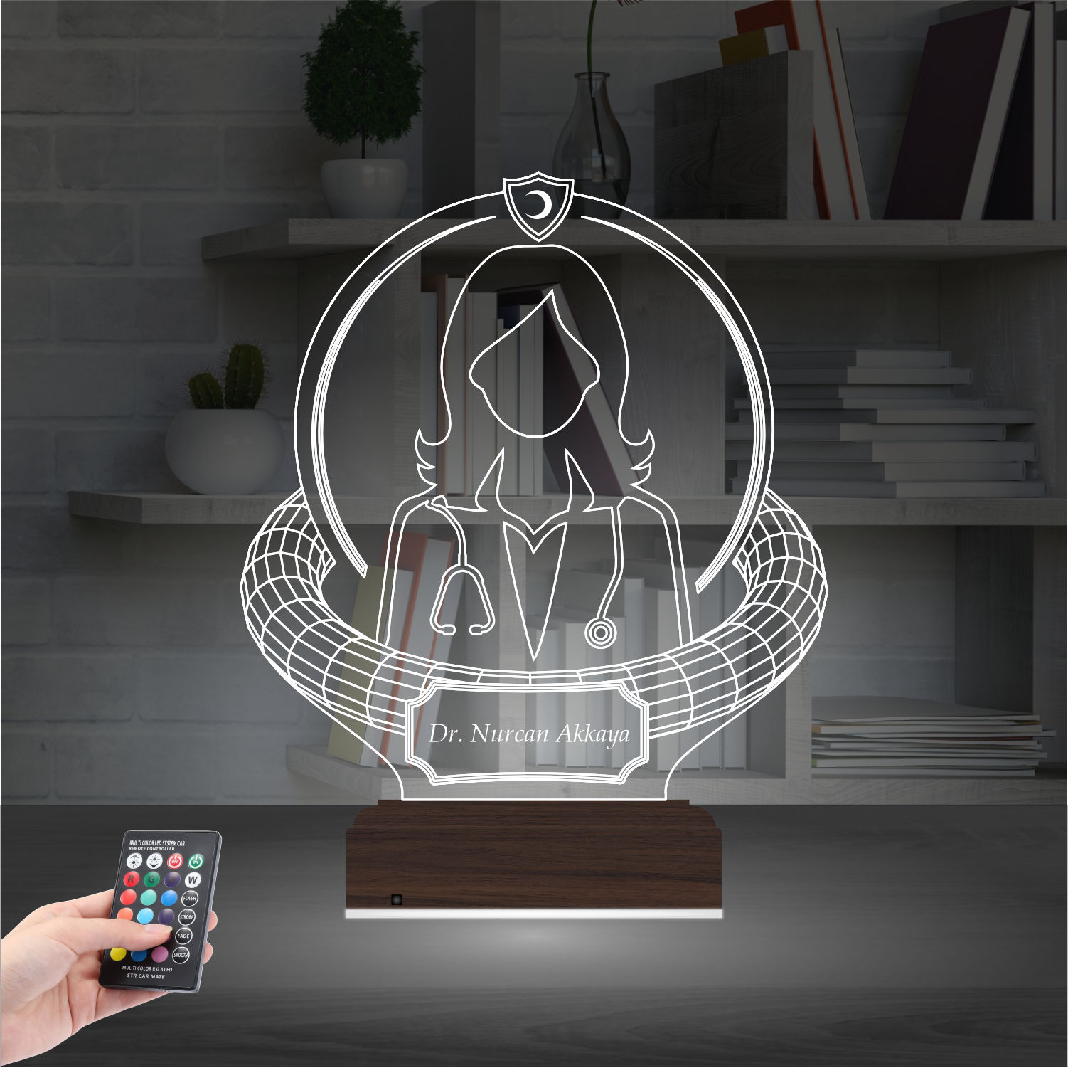 Врач — 3D LED Ночник | Подарок доктору