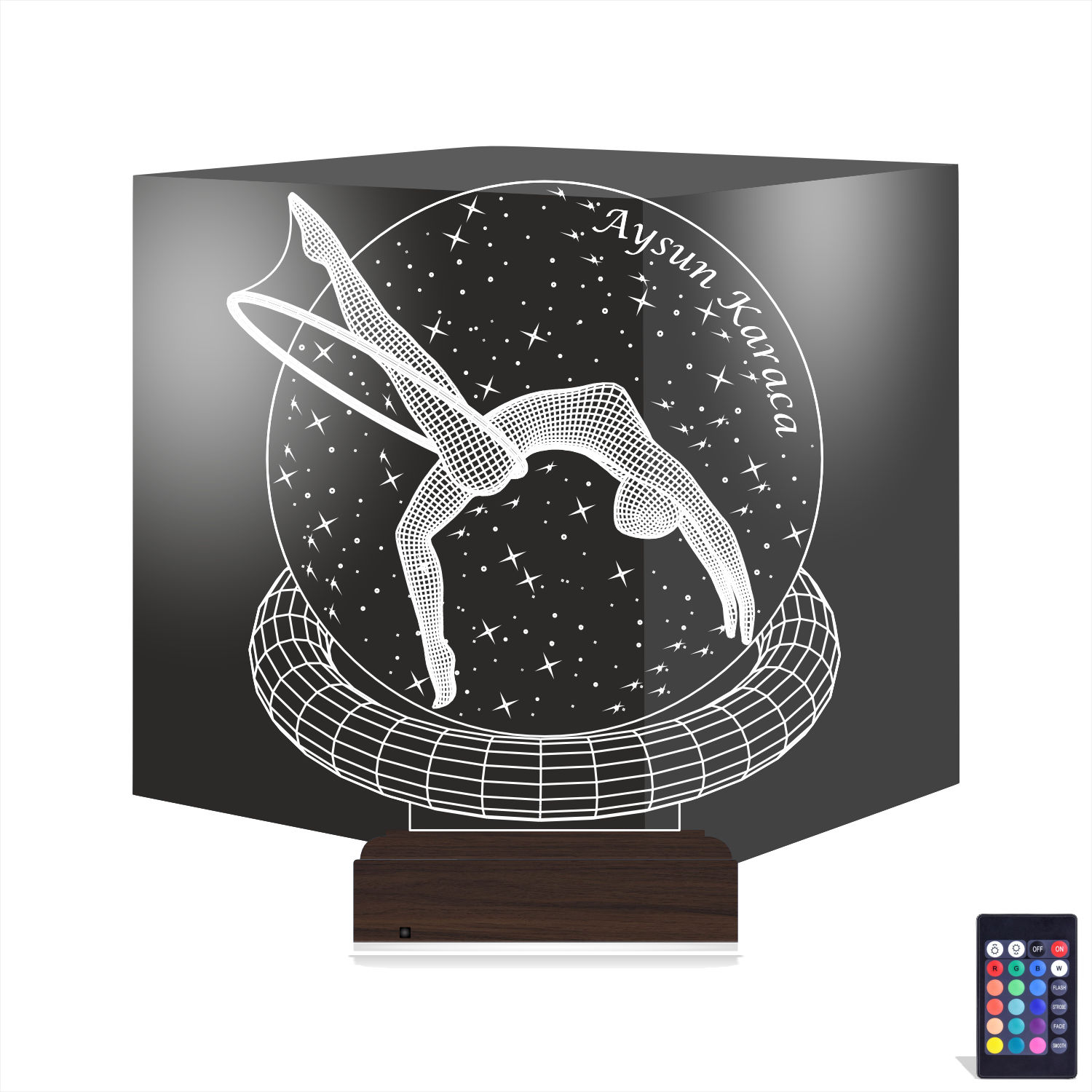 Гимнастка — 3D LED Ночник | Подарок спортсменке