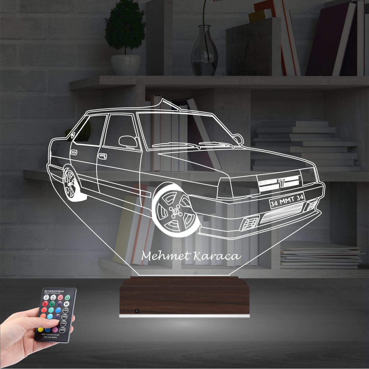 Автомобиль Tofaş — 3D LED Ночник | Подарок мужчине