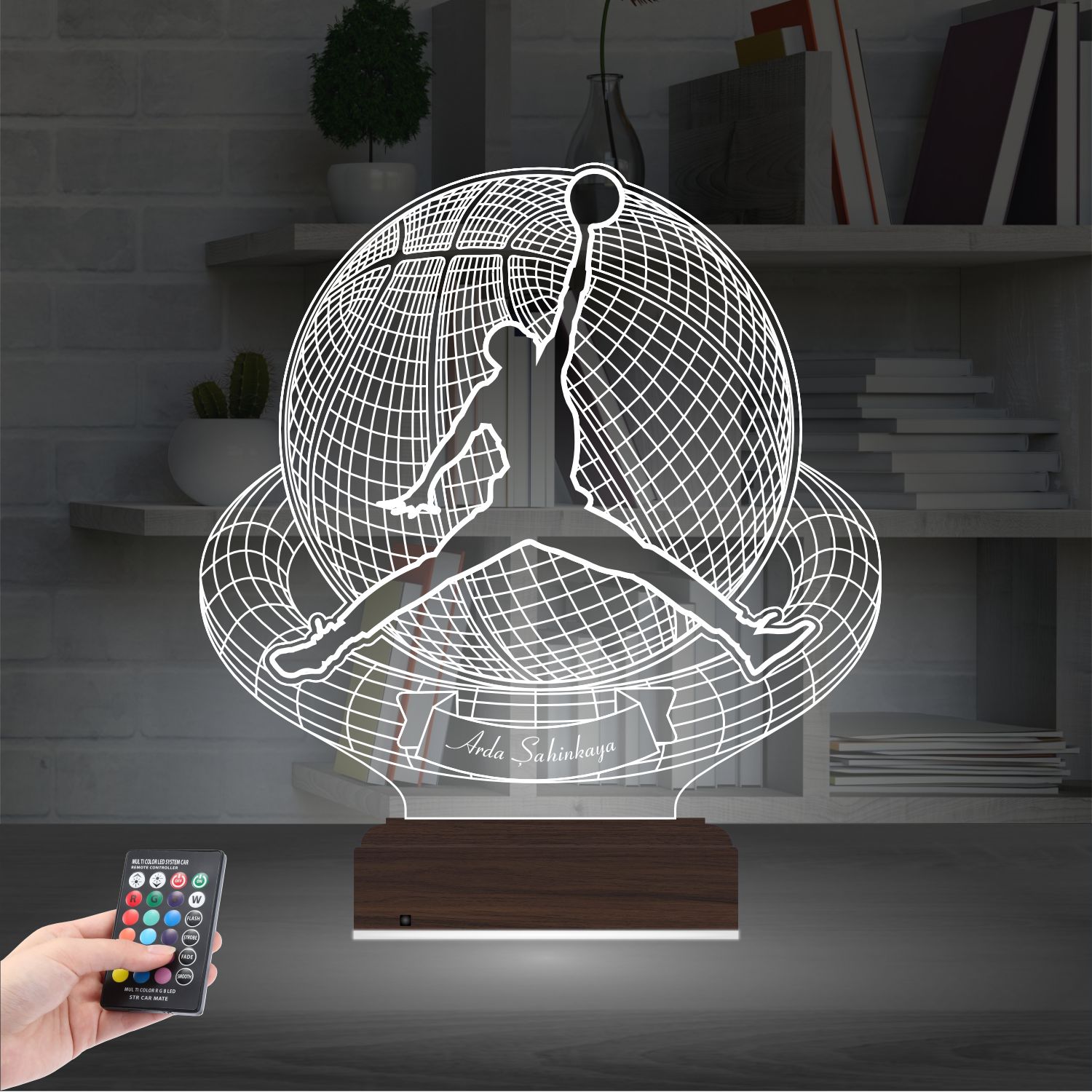 Баскетболист — 3D LED Ночник | Подарок спортсмену