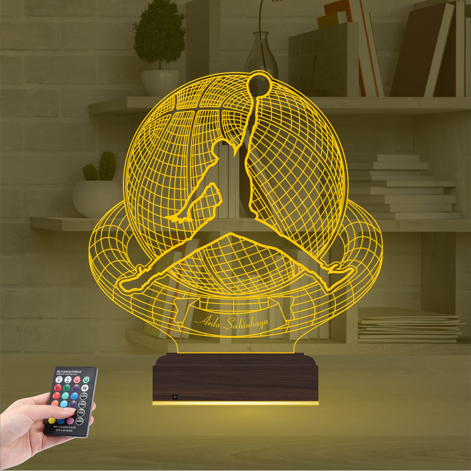 Именной подарок: 3d светильник "Баскетбольный триумф" 7