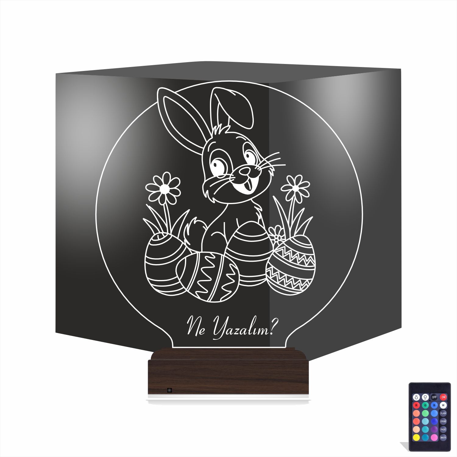 Пасхальный Кролик — 3D LED Ночник | Подарок на Пасху