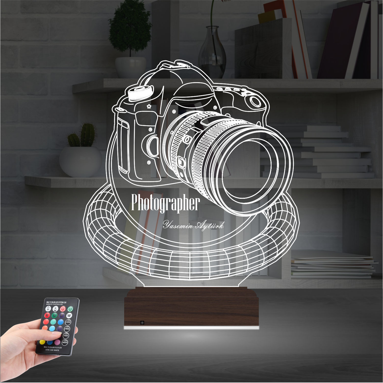 Фотокамера — 3D LED Ночник | Подарок фотографу