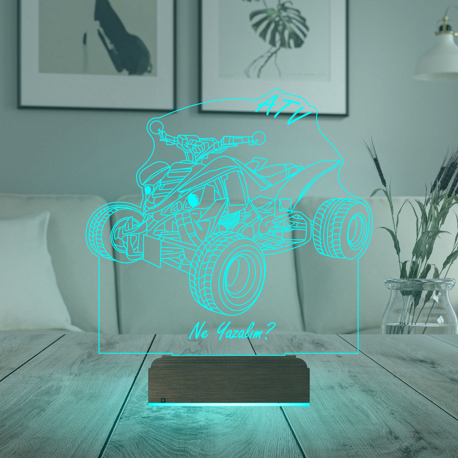 Именной подарок: 3d светильник "Квадроцикл ATV" 2