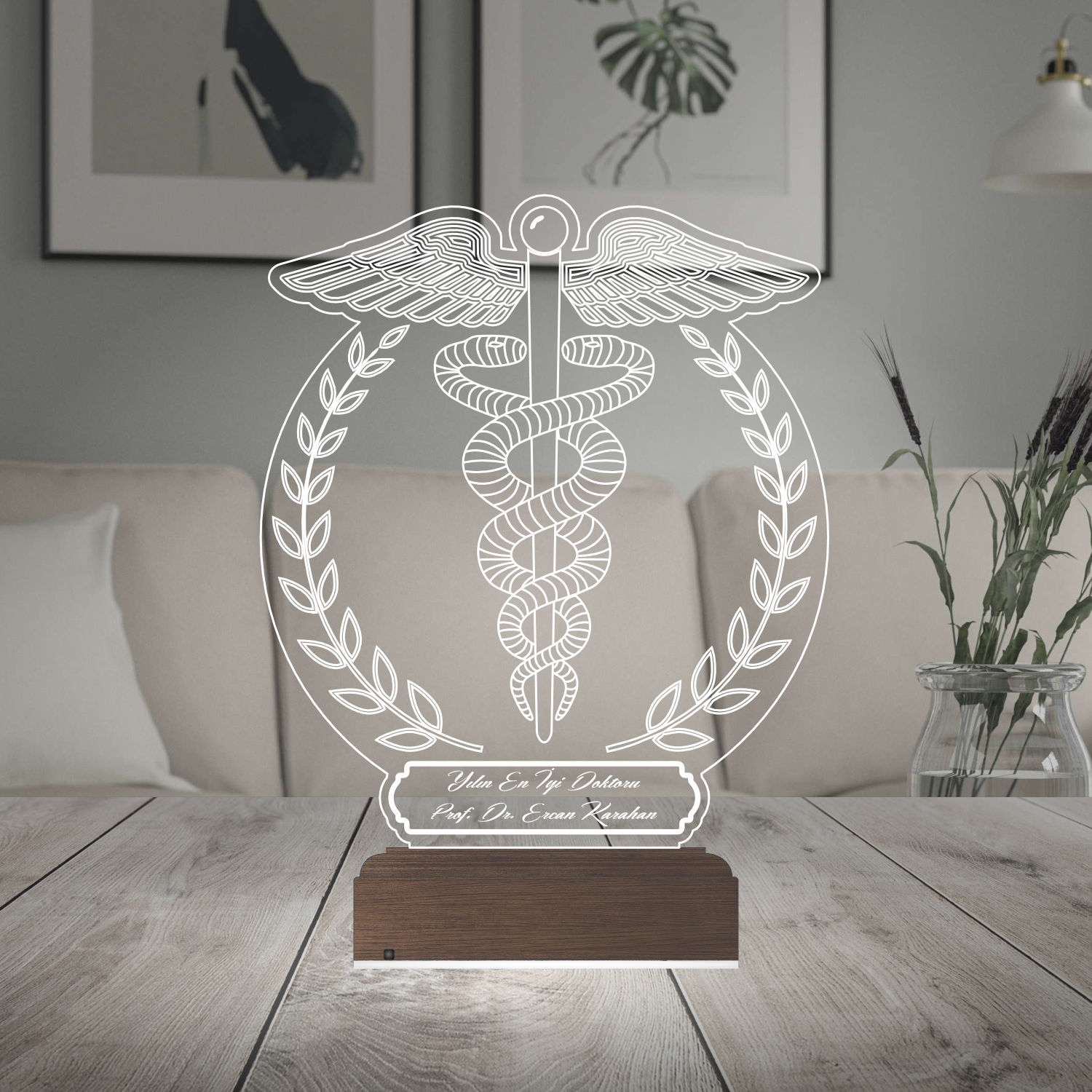 Символ медицины — 3D LED Ночник | Подарок врачу