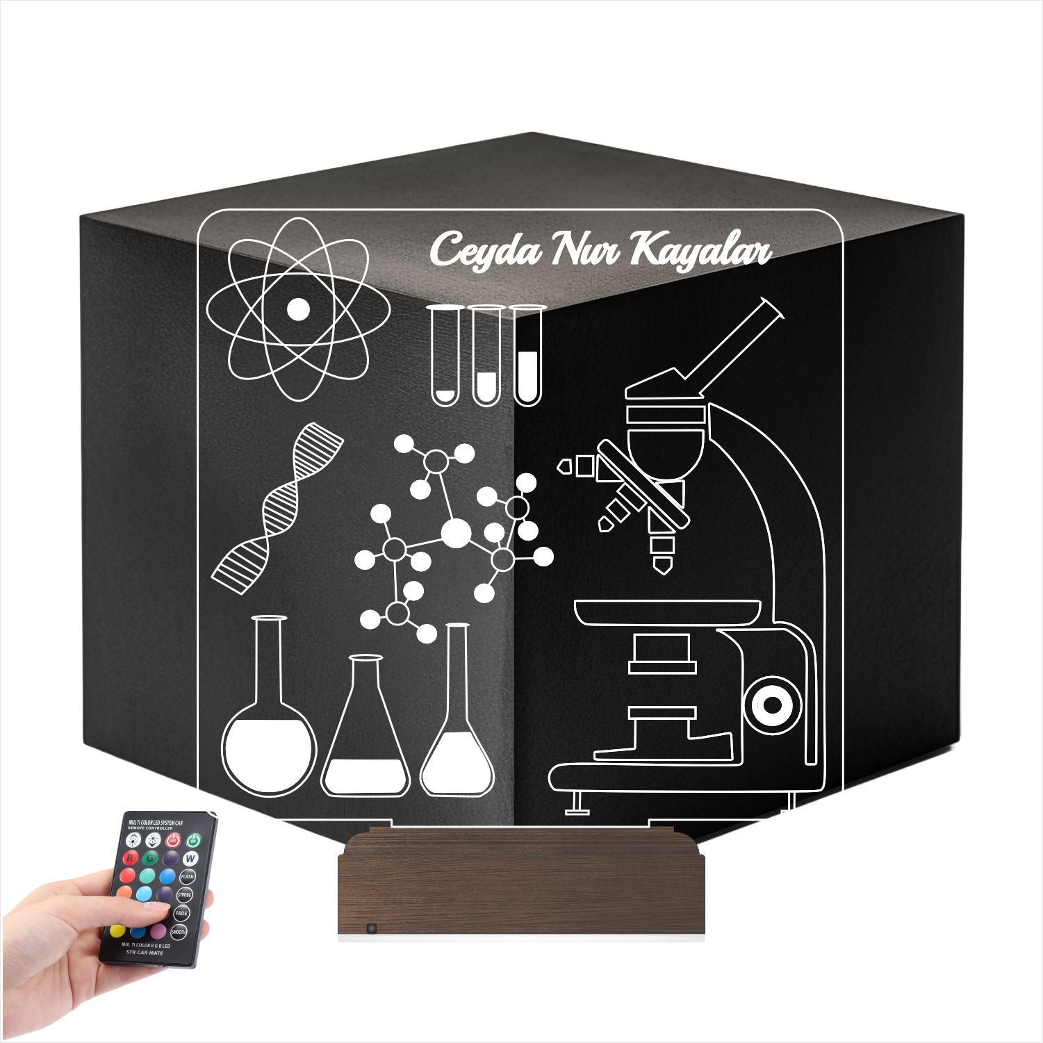 Наука и Лаборатория 3D Ночник