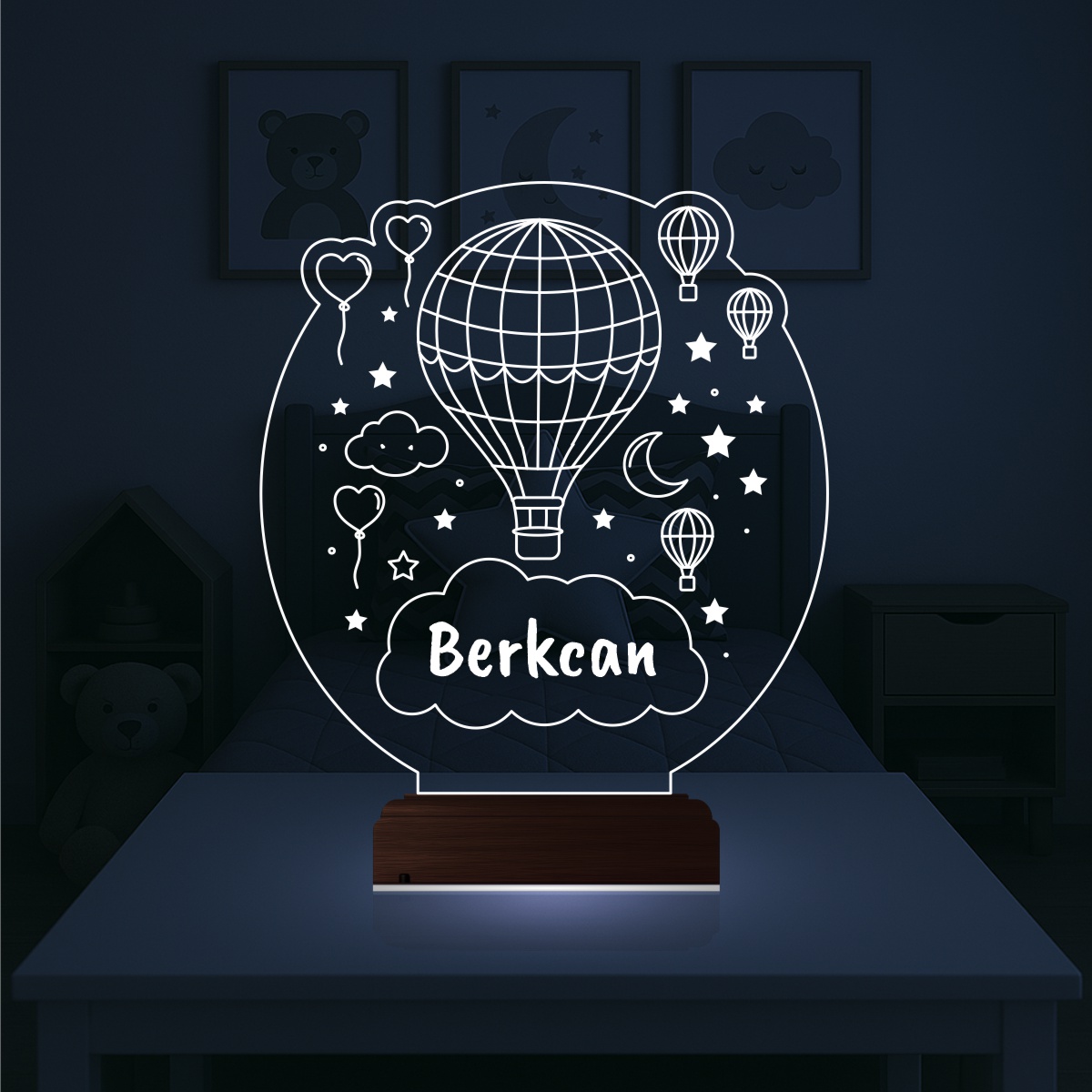 Воздушный шар — 3D LED Ночник | Подарок ребенку